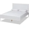 Beds & Headboards-Kirkland's Home Wood Full Platform Bed Frame White