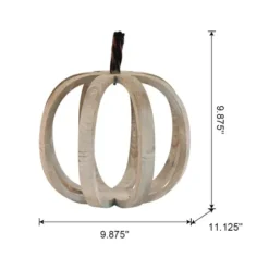 Statues & Figurines-Kirkland's Home Wood Geometric Chain Sculptures, Set Of 3 White
