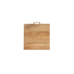 Accent & End Tables-Kirkland's Home Wood Gold Metal X-Frame Base C Table Tan