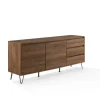 Tv Stands & Media Consoles-Kirkland's Home Wood Hairpin Legs Media Cabinet Brown