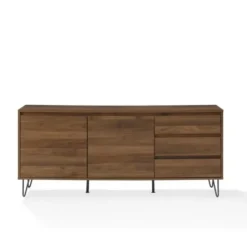 Tv Stands & Media Consoles-Kirkland's Home Wood Hairpin Legs Media Cabinet Brown