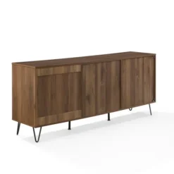 Tv Stands & Media Consoles-Kirkland's Home Wood Hairpin Legs Media Cabinet Brown