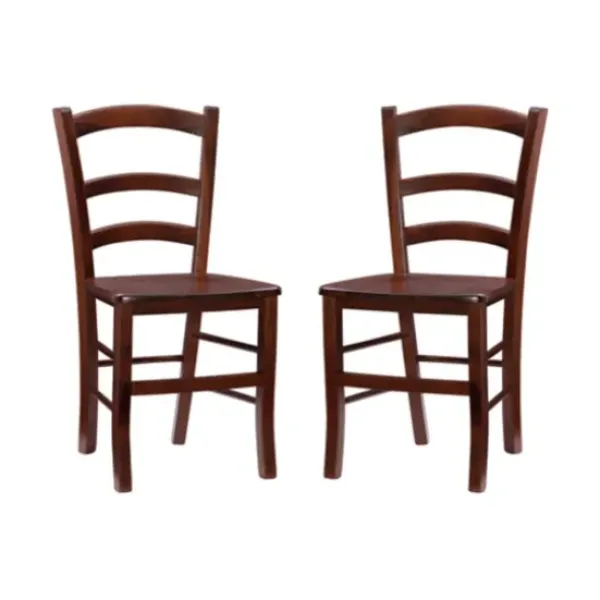 Dining Chairs-Kirkland's Home Wood Ladderback Dining Chairs, Set Of 2 Brown
