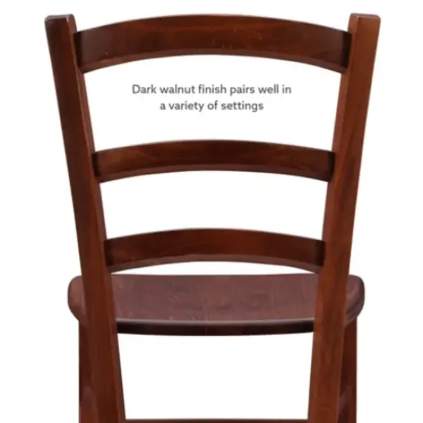 Dining Chairs-Kirkland's Home Wood Ladderback Dining Chairs, Set Of 2 Brown