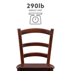 Dining Chairs-Kirkland's Home Wood Ladderback Dining Chairs, Set Of 2 Brown