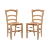 Dining Chairs-Kirkland's Home Wood Ladderback Dining Chairs, Set Of 2 Tan