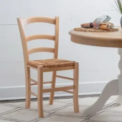 Dining Chairs-Kirkland's Home Wood Ladderback Dining Chairs, Set Of 2 Tan