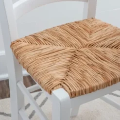 Dining Chairs-Kirkland's Home Wood Ladderback Dining Chairs, Set Of 2 White
