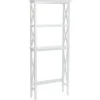 Bathroom Furniture-Kirkland's Home Wood Over-Toilet 3-Tier Shelf White