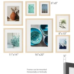 Gallery Wall Frames-Kirkland's Home Wood 7-Pc. Gallery Wall Picture Frame Set Ivory