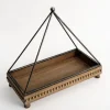 Decorative Bowls & Jars-Kirkland's Home Wood Pedestal Bowl Black