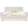 Beds & Headboards-Kirkland's Home Wood Queen Platform Bed And 2-Nightstand Set White