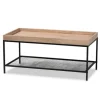 Coffee Tables-Kirkland's Home Wood Raised Edge Coffee Table Brown