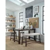 Dining Tables-Kirkland's Home Wood Rectangular Dining Counter Table Brown