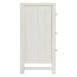Dressers & Chests-Kirkland's Home Wood Rustic 6-Drawer Chest White