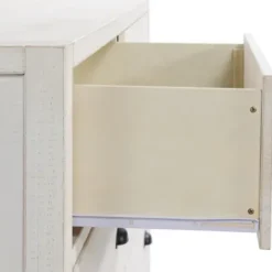 Dressers & Chests-Kirkland's Home Wood Rustic 6-Drawer Chest White