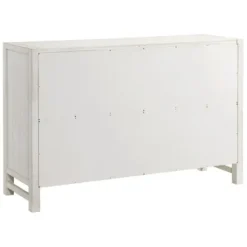 Dressers & Chests-Kirkland's Home Wood Rustic 6-Drawer Chest White