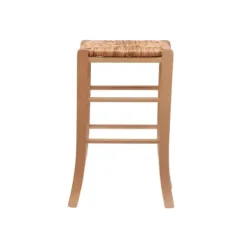 Bar Stools & Counter Height Stools-Kirkland's Home Wood Seagrass Backless 2-Pc. Counter Stool Set Tan