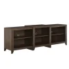 Tv Stands & Media Consoles-Kirkland's Home Wood 6-Shelf Media Cabinet Brown
