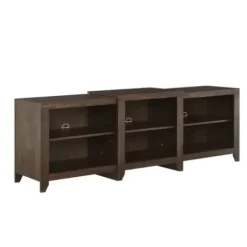 Tv Stands & Media Consoles-Kirkland's Home Wood 6-Shelf Media Cabinet Brown