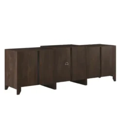 Tv Stands & Media Consoles-Kirkland's Home Wood 6-Shelf Media Cabinet Brown