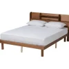 Beds & Headboards-Kirkland's Home Wood Shelves Full Platform Bed Brown