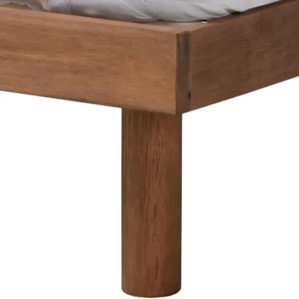 Beds & Headboards-Kirkland's Home Wood Shelves Queen Platform Bed Brown