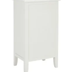 Accent & End Tables-Kirkland's Home Wood Side Table With Baskets White