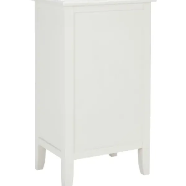 Accent & End Tables-Kirkland's Home Wood Side Table With Baskets White