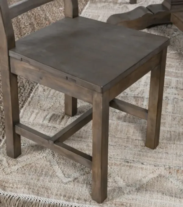Dining Chairs-Kirkland's Home Wood Slatted Back Dining Chair Brown