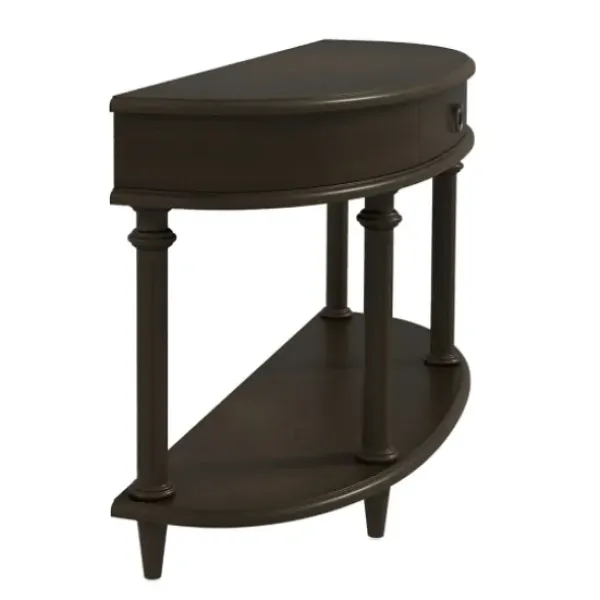 Console Tables-Kirkland's Home Wood 2-Tier Classic Console Table Brown
