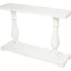 Console Tables-Kirkland's Home Wooden Baluster Leg Console Table White