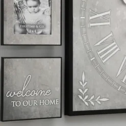Gallery Wall Frames-Kirkland's Home Wooden Frame 7-Pc. Gallery Wall Set Gray