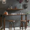 Dining Tables-Kirkland's Home Wooden Frazier Counter Table Brown