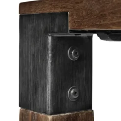 Dining Tables-Kirkland's Home Wooden Frazier Counter Table Brown