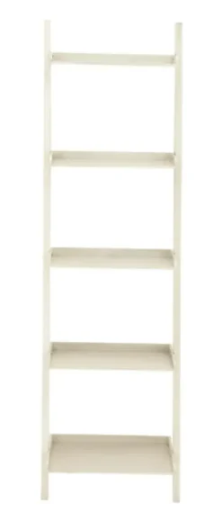 Bookshelves-Kirkland's Home Wooden Leaning Shelf White