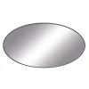 Decorative Mirrors-Kirkland's Home Wooden Oval Frame Wall Mirror Black