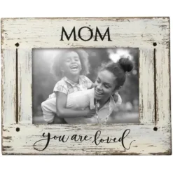 Picture Frames-Kirkland's Home Wooden Printed Picture Frame, 5X7 Blue