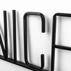 Wall Quotes & Signs-Kirkland's Home Word Hard And Be Nice Metal Wall Plaque Black