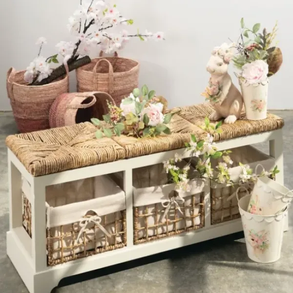 Baskets & Boxes-Kirkland's Home Woven Baskets, Set Of 3 Pink