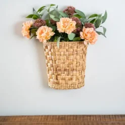 Wall Storage-Kirkland's Home Woven Hyacinth Wall Pocket
