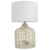 Table Lamps-Kirkland's Home Woven Rattan Table Lamp Ivory