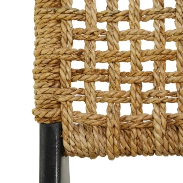 Accent Chairs-Kirkland's Home Woven Seagrass And Teakwood Accent Chair Tan