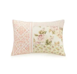 Quilts-Kirkland's Home Yellow And Pink Patchwork Blooms Full/Queen Quilt Yellow/Pink