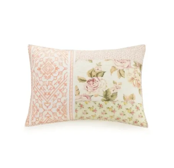 Quilts-Kirkland's Home Yellow And Pink Patchwork Blooms Full/Queen Quilt Yellow/Pink