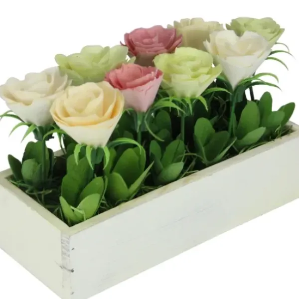 Arrangements & Greenery-Kirkland's Home Yellow And White Springtime Flower Arrangement Green/Yellow/Pink