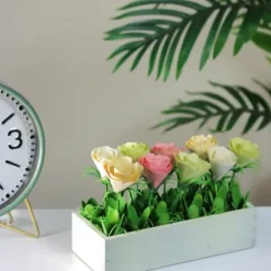 Arrangements & Greenery-Kirkland's Home Yellow And White Springtime Flower Arrangement Green/Yellow/Pink