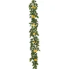 Arrangements & Greenery-Kirkland's Home Yellow Lemon Leaf Garland Green/Yellow