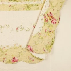 Bedspreads & Coverlets-Kirkland's Home Yellow Prairie Bloom King Bedspread Yellow/Ivory