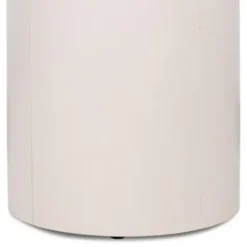 Accent & End Tables-Kirkland's Home Zach Wood Pedestal End Table Ivory